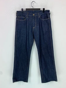 Carhartt Western Pant Dark Wash Denim Jeans Straight Leg 5 Pocket W32 - Picture 1 of 12
