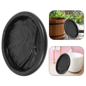 Portable PVC Foldable Soaking Tub Inflatable Lid Collapsible Tub Cover - Picture 1 of 12