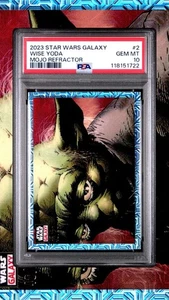 2023 Topps Star Wars Galaxy Wise Yoda Mojo Refractor PSA 10 💎 - Picture 1 of 1
