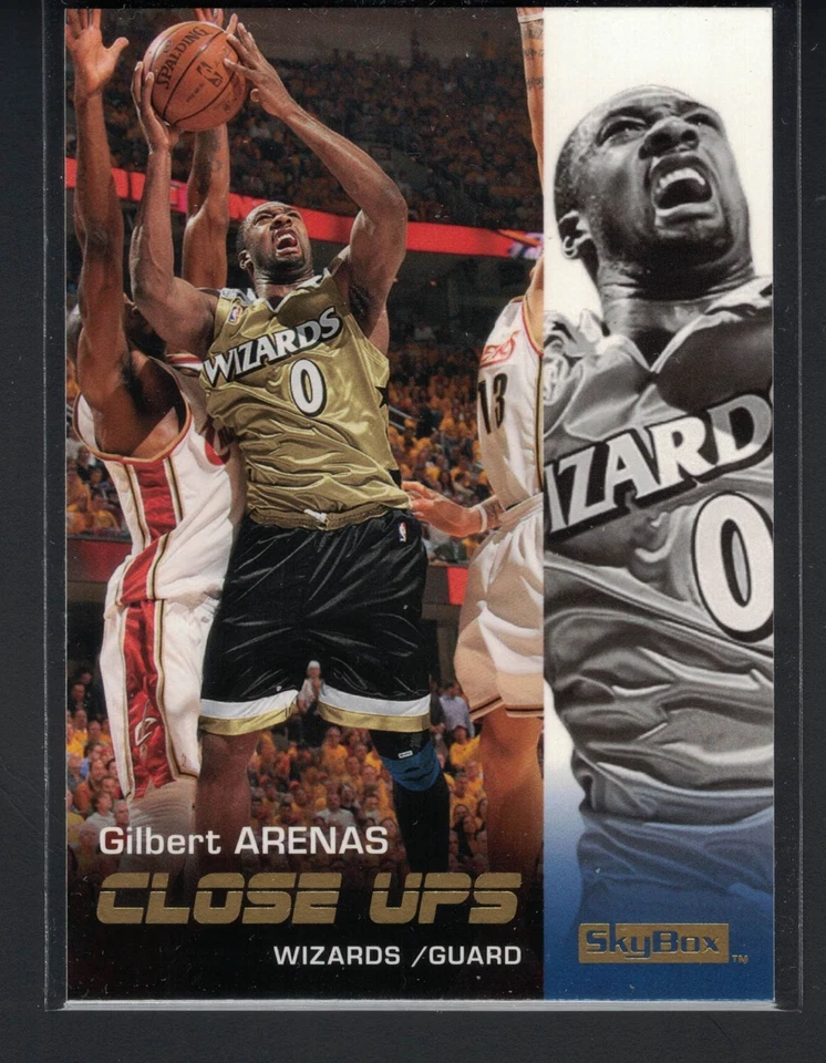 Skybox Gilbert Arenas #200 2008-09 primeros planos Washington Wizards Foto 1 de 1