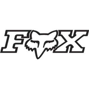 Fox Racing Foxhead X TDC Sticker - 28" - Chrome - Picture 1 of 2