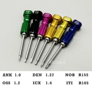 Dental Screw Driver Kit Micro Hand Screwdriver Abutment Implant tools w Holder - Picture 1 of 6