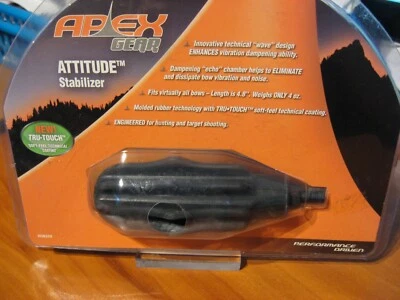 Estabilizador de arco Attitude Apex Gear Archery 4 1/2" 4 OZ negro AG825X Foto 1 de 4