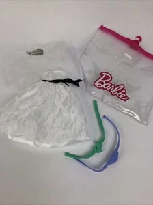Barbie Outfit - White Wedding Dress with Veil plus Cactus Belt Fanny Pack LOOK - Picture 1 of 6