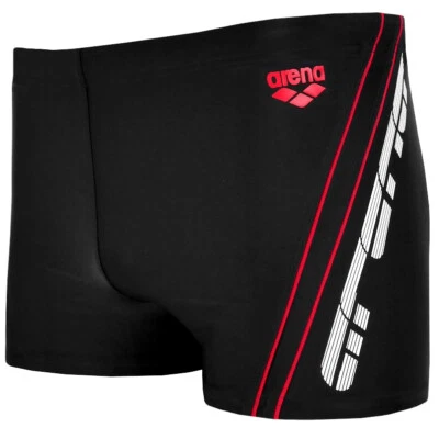 Arena Bystar Herren Badehose Boxer Schwimmhose Sport Badeshorts Lycra schwarz S - Bild 1 von 4