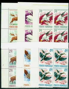 1977 Wisent,Bison,Swan,Kingfisher,Egyptian Vulture,Deer,Duck,Romania,3417,MNH/x4 - Picture 1 of 2