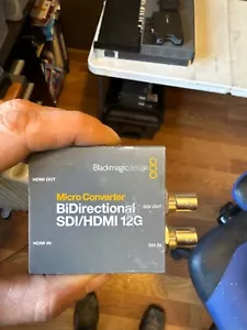 Blackmagic Design Micro Converter Bidirectional SDI/HDMI 12G (No PSU) - Picture 1 of 2