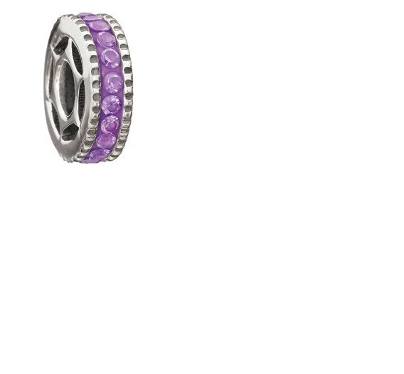 Auténtico anillo Chamilia 2052-0033 Miss Chamilia Bling - púrpura circonita cúbica retirado Foto 1 de 1