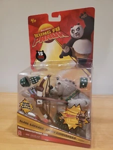 Kung Fu Panda RARE Blade Barrage RHINO COMMANDER 2008 Dreamworks Mattel MOC - Picture 1 of 12