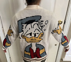 Pull cardigan en tricot femme Donald Duck avec poches taille M