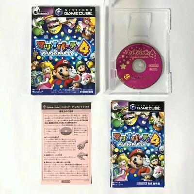 Mario Party 4 Nintendo GameCube GC NGC NTSC-J Japan VG [For Jpn Con.] #1 - Image 1 of 4