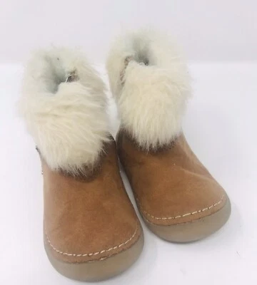 Botas Osh Kosh Genuinas Niños Niñas Marrón Gamuza Talla 5 Foto 1 de 3