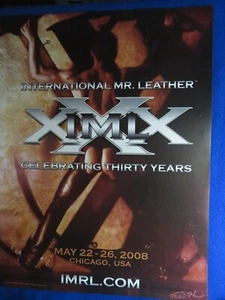 INTERNATIONAL MR. LEATHER 30 YEARS 18X24 POSTER CHICAGO 2008 - Picture 1 of 1