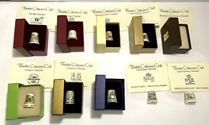 FINGERHUT COLLECTOR'S CLUB PORZELLAN FINGERHÜTE ~ DIE MEISTEN VERPACKT UND MIT KARTEN ~ LOT #3 - Bild 1 von 11