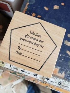 Darcie's Q1839 Gift basket by date rubber stamp - Picture 1 of 3