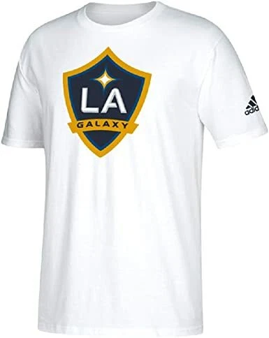 Adidas MLS LA Galaxy Tee Shirt White DX2219  - Image 1 of 1