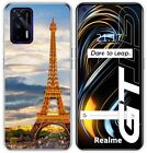 Cover Silicone per Realme GT 5G Disegno Paris Disegni