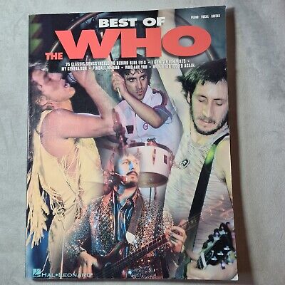 Best of The Who, Hal Leonard, 1980s. Guitar/Vocal/ Piano