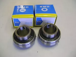 2 Cuscinetti montati con inserto asse foro 1" marca NMD ottima qualità marca UC205-16 - Foto 1 di 1
