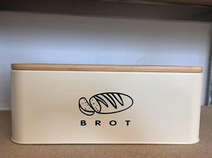 Brotkasten mit Deckel- Cream - WIE NEU- Multifunktion - GROSS - Bild 1 von 7