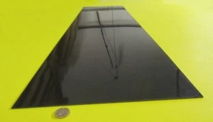 HDPE (Polyethylene) Sheet Black, .093 (3/32) Thick x 12" Wide x 48" Long 4 Units - Picture 1 of 9