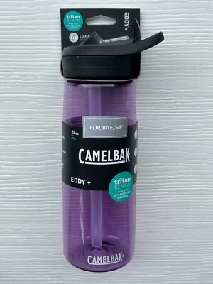 CAMELBAK Eddy+ Lavender Purple .75L / 25oz Water Bottle w/ straw - Tritan Renew