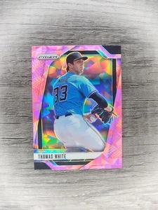 2025 Panini Prizm Baseball Thomas White Pink Ice Prizm - Picture 1 of 2