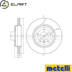 2x BRAKE DISC 23-0519C FOR BMW M54B30 M57D30 3.0L M57D30 2.9L M54B25 2.5L 6cyl - Picture 1 of 8