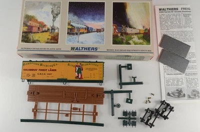 Walthers 1992 NMRA Convention HO Gambrinus Beer #1907 40' Wood Side Reefer Kit - Image 1 of 4