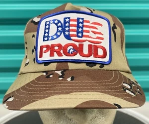 Vintage Ducks Unlimited Mütze US Proud SnapBack Cap DU Made In USA Camouflage Neu Flagge - Bild 1 von 12