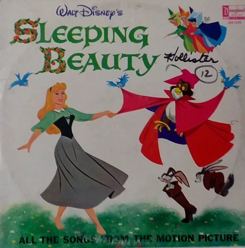 WALT DISNEY- Sleeping Beauty- Vinyl LP - 1964 Record DQ-1228 - Image 1 of 4