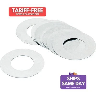 Allstar ALL90004, Set of 10 Natural Steel Cam Plate Shims 10Pk Performance Parts Foto 1 de 4