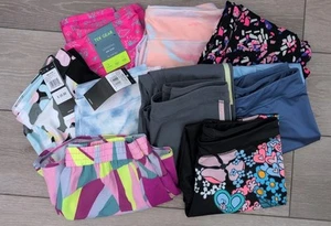 Girls Athletic Bottoms 9 PC Lot Size X-Large Adidas Converse Tek Gear Some NWT - Picture 1 of 19
