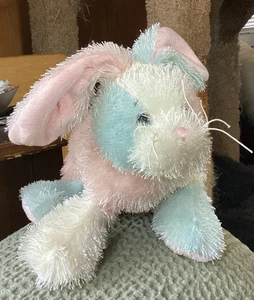 Ganz Plush Bunny Webkinz Cotton Candy Pastel Baby Rabbit EUC - Picture 1 of 3