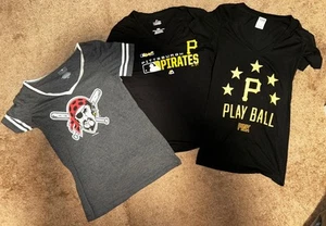 Pittsburgh Pirates Small & Medium Shirt Lot - Victoria’s Secret, Jolly Roger - Picture 1 of 16