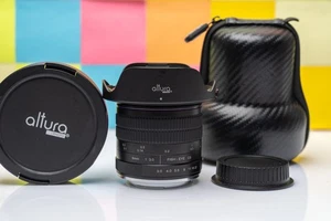 Altura 8mm F3 Fish Eye Lens For Canon EF mount cameras (S2-10) - Picture 1 of 7