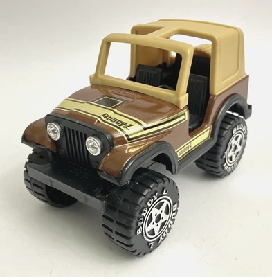 Jeep 4x4 todoterreno con dosel abierto en la parte superior, excelente estado vintage, de Buddy L Foto 1 de 4