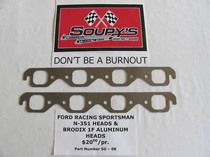 Juntas de escape cabezales Ford Racing Sportsman N-351 - Imagen 1 de 1