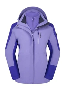 3-in-1 Women's Winter Snow Waterproof Jacket Warm Fleece Lined Size Large - Picture 1 of 10