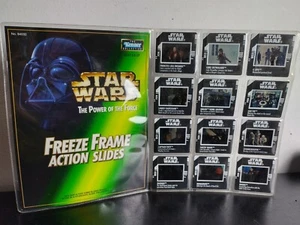 1997 Star Wars 12 Freeze Frame Action Slides with Holder Album POTF - Picture 1 of 4