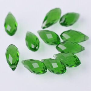 Teardrop Crystal Glass Beads Loose Faceted Drops Bead DIY Jewelry Making Charms