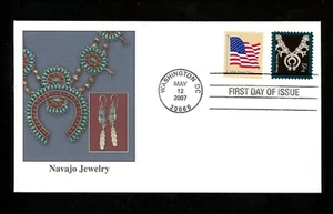 US FDC #3753 Fleetwood 2007 Washington DC Navajo Native American Indian Jewelry - Picture 1 of 2
