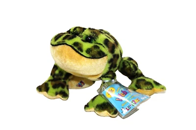 Webkinz Green Bullfrog New Sealed Unused Code Tag HS114 Lil Kinz Bullfrog Plush - Image 1 of 4