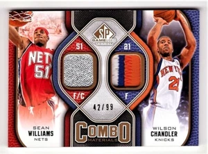 Sean Williams / Wilson Chandler 2009-10 UD SP Game Used Combo Patch 42/99 - Bild 1 von 1