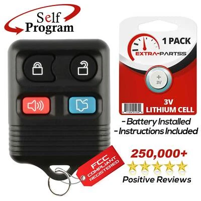 For 1998 1999 2000 2001 2002 2003 2004 Lincoln Town Car Keyless Remote Key Fob Foto 1 de 4