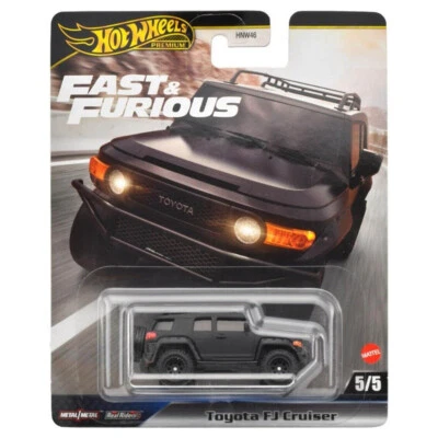 Mattel Hot Wheels Fast & Furious 5/5 Toyota FJ Cruiser Bambini Giocattolo Età 3+ - Immagine 1 di 3