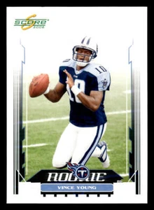 Fútbol americano Score Vince Young #340 Tennessee Titans 2006 casi nuevo - Imagen 1 de 2