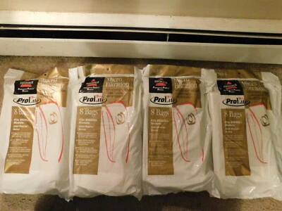 Lot of 4 Bissell Style 6 3560 Pro-lite Upright high Filtration bags 8pk 32 Total - Image 1 of 4