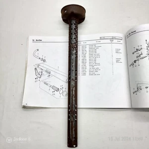 Kawasaki KH100 KH 100 G5 - G8 Muffler Baffle Tube 49099-1001 / 49099-1041 NOS JP - Picture 1 of 12