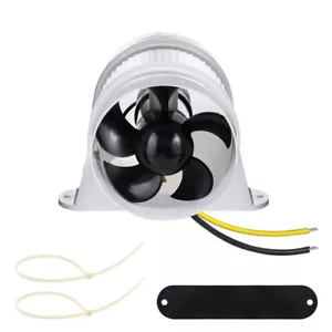 Ventilador soplador en línea Pactrade Marine Turbo (blanco) - 4 pulgadas, 200 CFM - 12V DC - Imagen 1 de 6